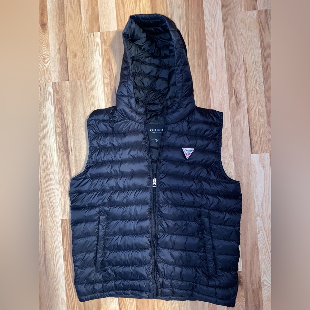 Mens GUESS Puffer Vest